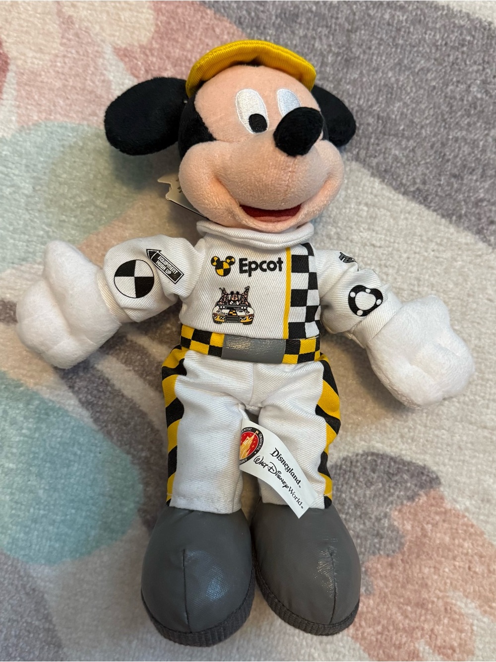 Vintage Disney Parks Epcot Test Track Mickey Mouse Plush